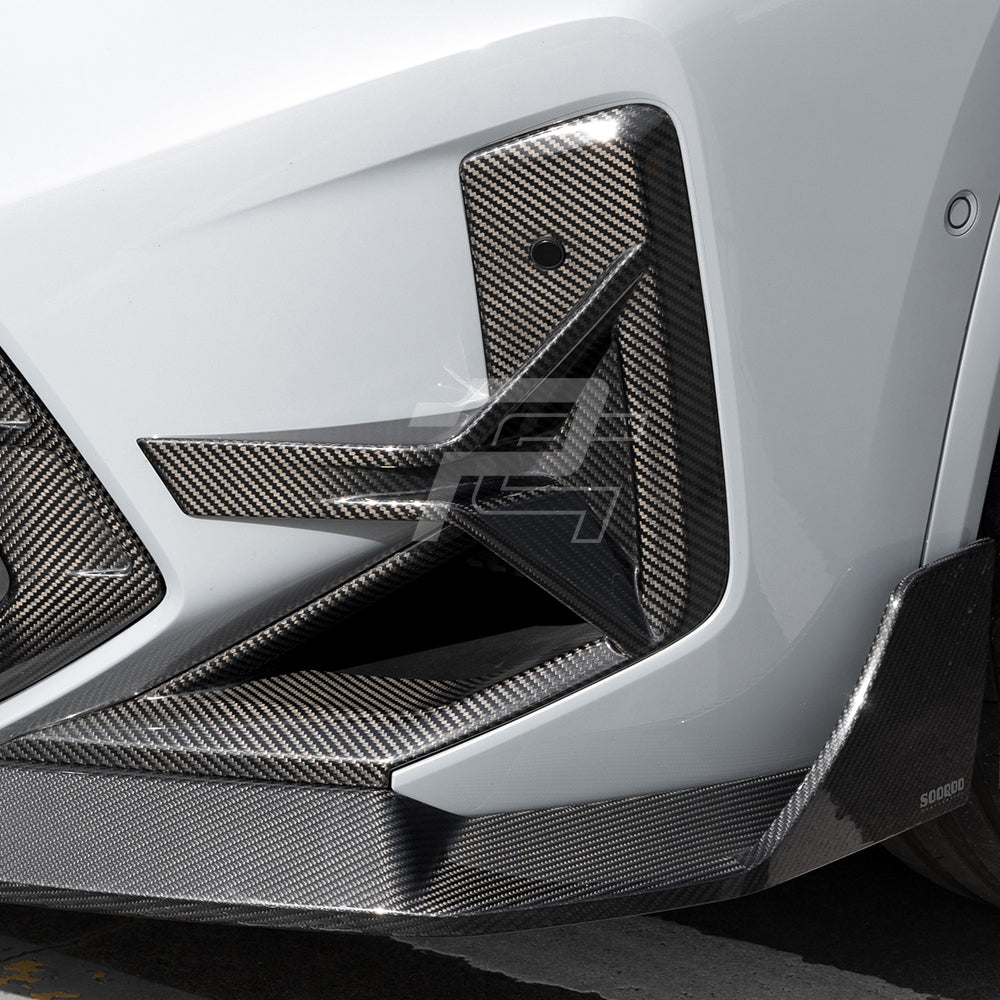 SQ Style Carbon Fiber Front Side Vent - BMW X3M F97 LCI & X4M F98 LCI
