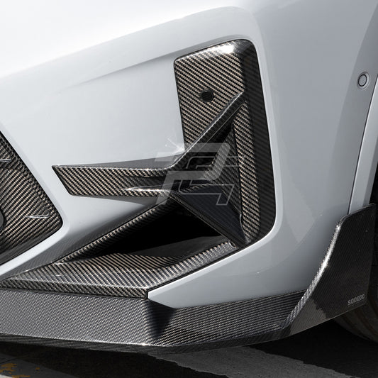 SQ Style Carbon Fiber Front Side Vent - BMW X3M F97 LCI & X4M F98 LCI