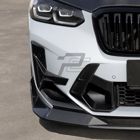 SQ Style Carbon Fiber Front Side Vent - BMW X3M F97 LCI & X4M F98 LCI