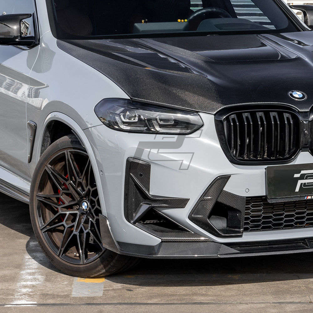 SQ Style Carbon Fiber Front Side Vent - BMW X3M F97 LCI & X4M F98 LCI