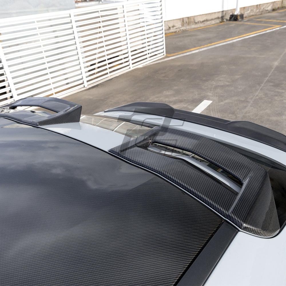SQ Style Carbon Fiber Roof Spoiler - BMW X4M F98 & X4 G02