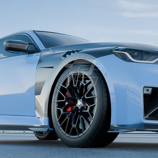 SQ Style Carbon Fiber Side Fenders - BMW M2 G87