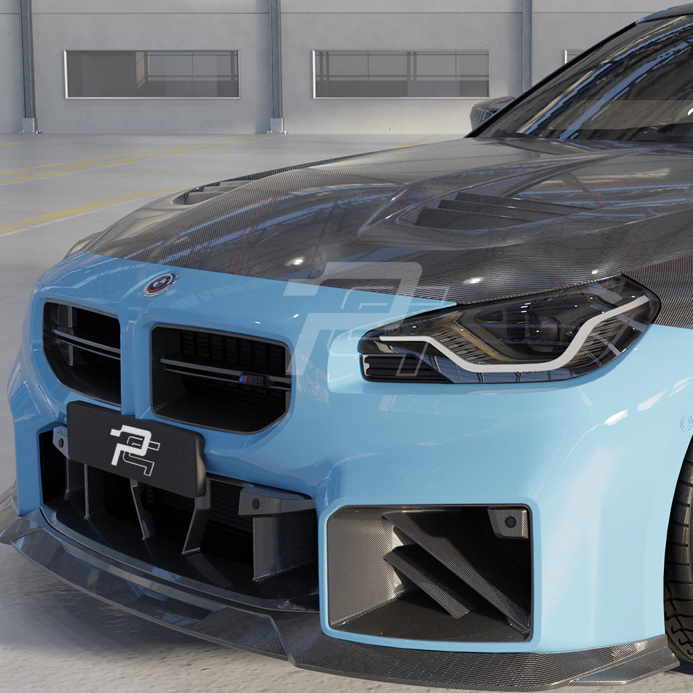 SQ Style Carbon Fiber Vented Front Hood - BMW M2 G87 & 2 Series G42