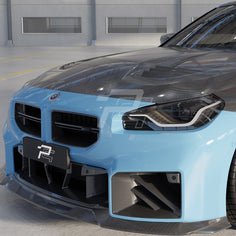 SQ Style Carbon Fiber Vented Front Hood - BMW M2 G87 & 2 Series G42
