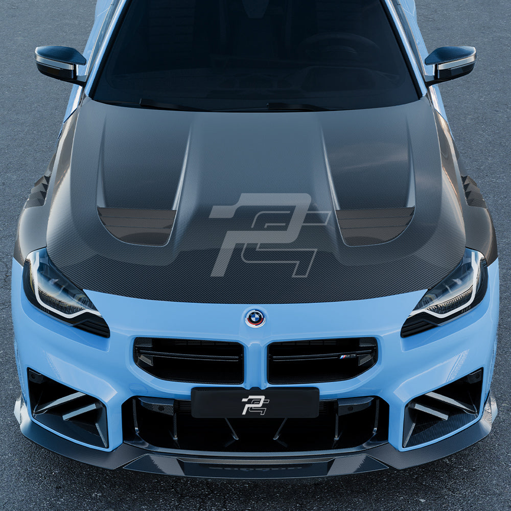 SQ Style Carbon Fiber Vented Front Hood - BMW M2 G87 & 2 Series G42