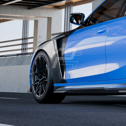 SQ Style Carbon Fiber Side Fenders - BMW M3 G80/G81 & M4 G82/G83