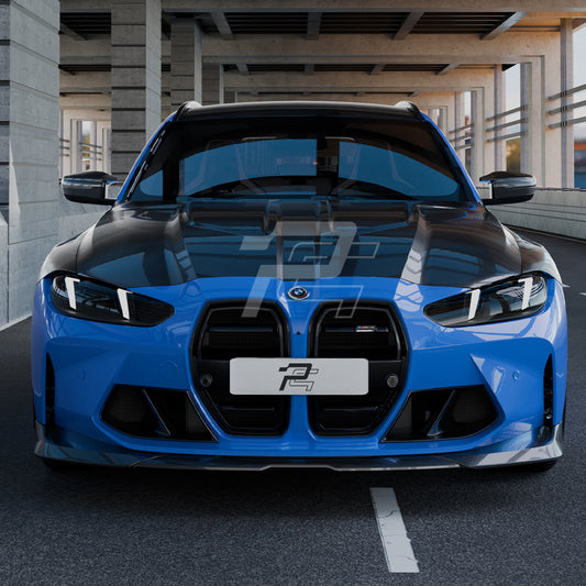SQ Style Carbon Fiber Vented Front Hood - BMW M3 G80/G81 & M4 G82/G83