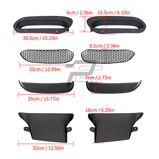 SQ Style Carbon Fiber Vented Front Hood - BMW M5 G90 G99 & 5 Series G60