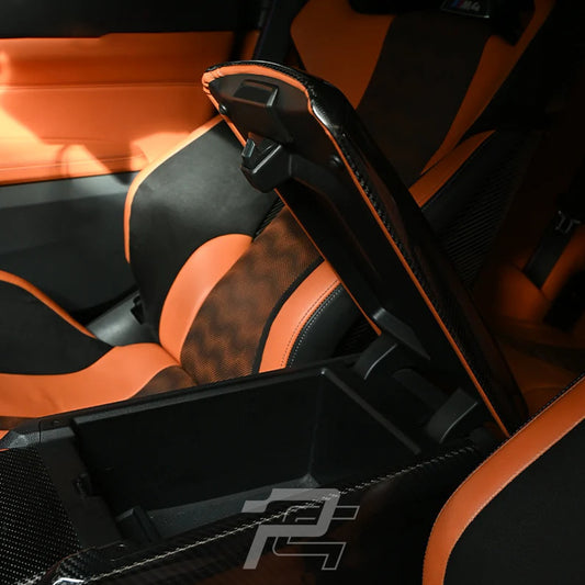Carbon Fiber Center Console Armrest Cover - BMW M2 G87 & M3 G80/G81 & M4 G82/G83