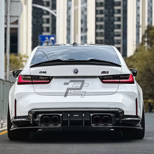PSM Style Dry Carbon Fiber Trunk Spoiler - BMW M3 G80 & G20 3 Series
