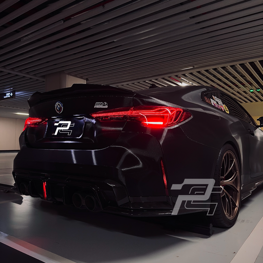 PSM Style Dry Carbon Fiber Trunk Spoiler - BMW M4 G82/G83 & G22 4 Series