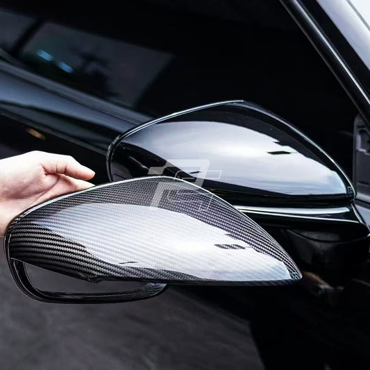Dry Carbon Fiber Mirror Caps – Porsche 911 992 & Taycan 9J1