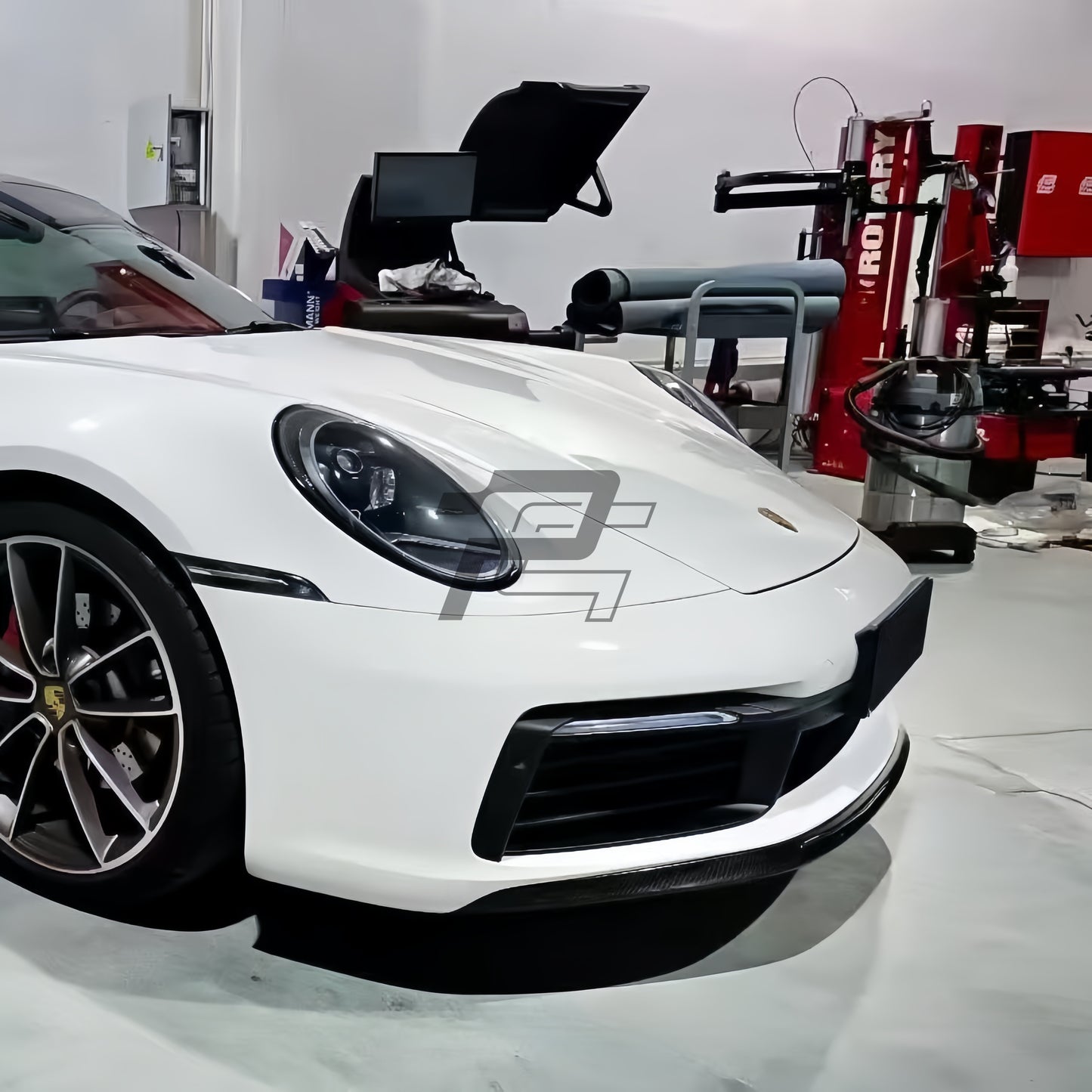 OEM Style Dry Carbon Fiber Front Lip- Porsche 992.1 911 Carrera / Targa