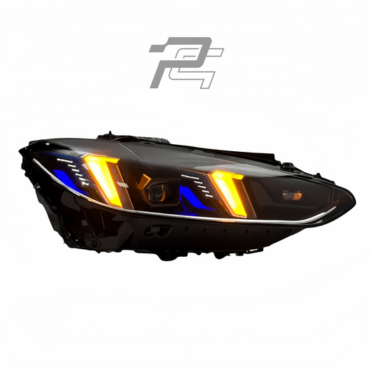 Snake Eye Yellow/White Switchable DRL LCI Facelift Headlights - BMW M3 G80/G81 & M4 G82/G83 & 4 Series G22/G23/G26