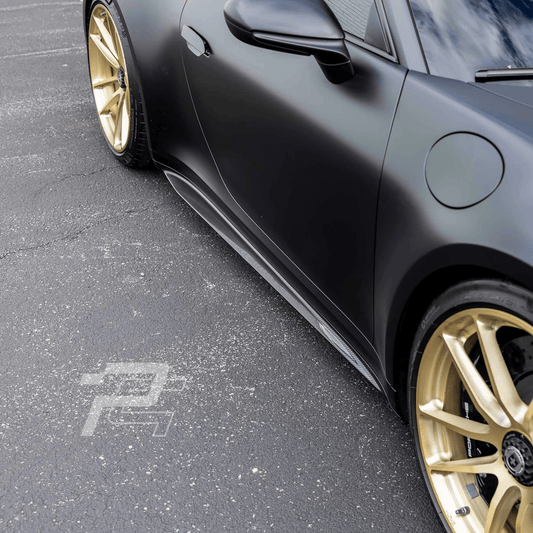 GT3 Style Dry Carbon Fiber Side Skirt - Porsche 911 992.1 Carrera/4/S/T/4S/Targa/GTS/GT3