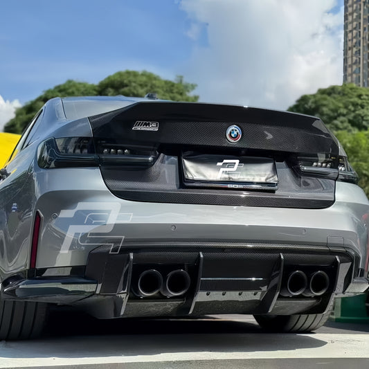 RSC Style Dry Carbon Fiber Rear Diffuser 7 Piece Kit - BMW M3 G80/G81 & M4 G82/G83