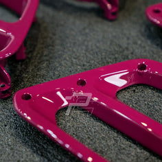 Custom Painted LWCB Seat Belt Pass Through Trim - Porsche 991 & 992 & 718 Lightweight Carbon Bucket Seats