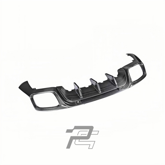 KDA Style Dry Carbon Fiber Rear Diffuser - Porsche Panamera 971