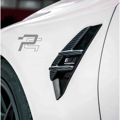 OEM Style Dry Carbon Fiber Side Fender Vent Trim Cover - BMW M3 G80/G81 & M4 G82/G83