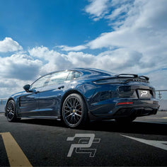 P Style Dry Carbon Fiber Rear Diffuser - Porsche Panamera 971