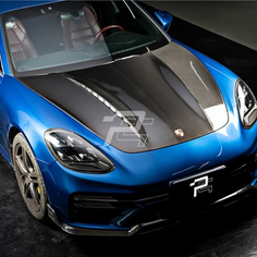 TP Style Dry Carbon Fiber Engine Hood - Porsche Panamera 971