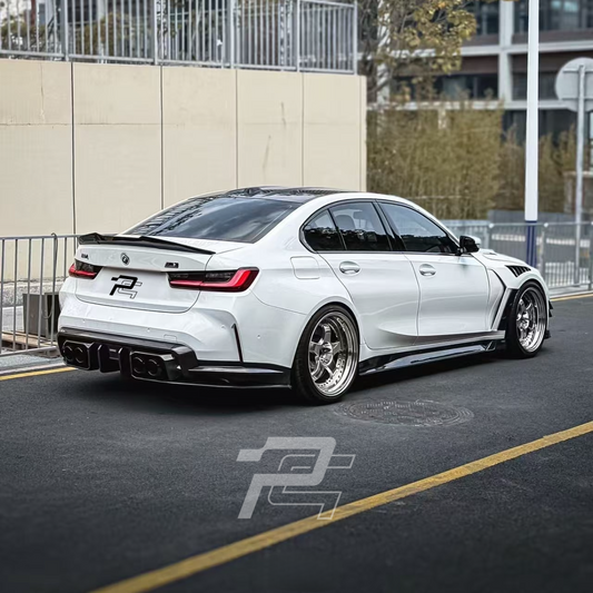 PSM Style Dry Carbon Fiber Trunk Spoiler - BMW M3 G80 & G20 3 Series