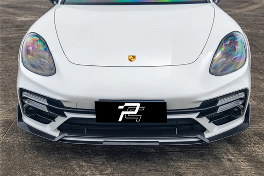 KDA Style Dry Carbon Fiber Front Lip - Porsche Panamera 971 Sport Design