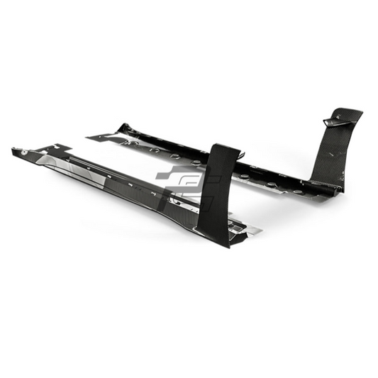 Dry Carbon Fiber Side Skirts with Aero Flaps – Porsche 992.1 GT3 RS
