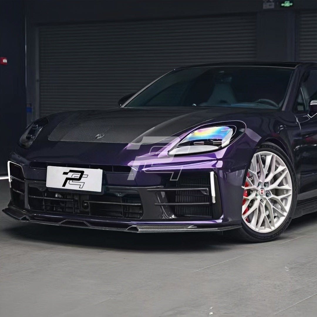 OEM Style Dry Carbon Fiber Engine Hood - Porsche Panamera 976