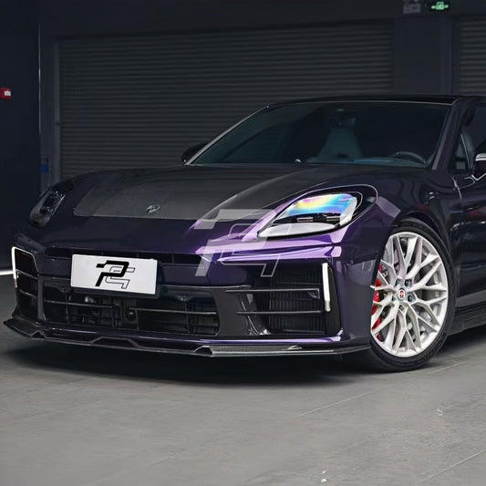 OEM Style Dry Carbon Fiber Engine Hood - Porsche Panamera 976