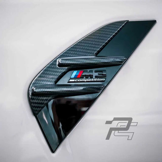 OEM Style Dry Carbon Fiber Side Fender Vent Trim Cover - BMW M3 G80/G81 & M4 G82/G83