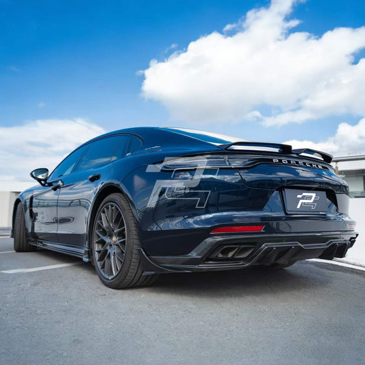 P Style Dry Carbon Fiber Rear Spoiler - Porsche Panamera 971