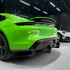 OD Style Dry Carbon Fiber Rear Diffuser - Porsche Taycan 9J1