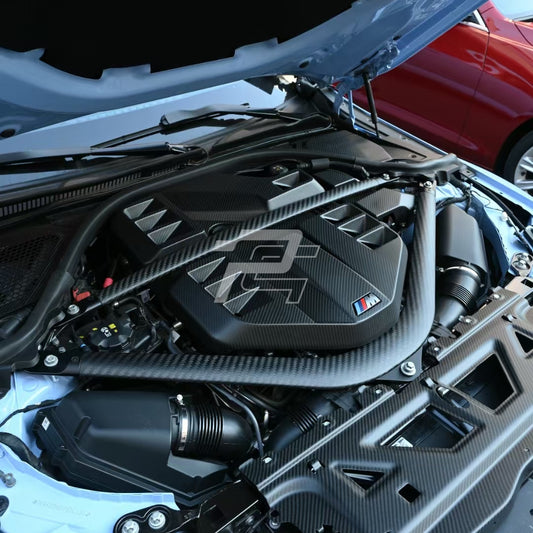 U Shaped Dry Carbon Fiber Engine Strut Brace Bar - BMW M2 G87 & M3 G80/G81 & M4 G82/G83