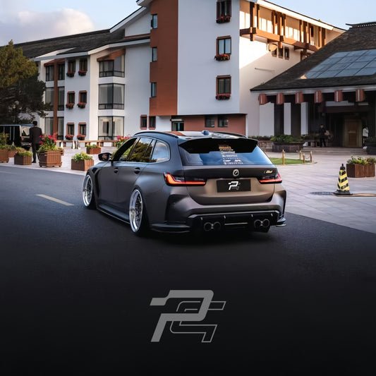 RSC Style Dry Carbon Fiber Rear Diffuser 7 Piece Kit - BMW M3 G80/G81 & M4 G82/G83