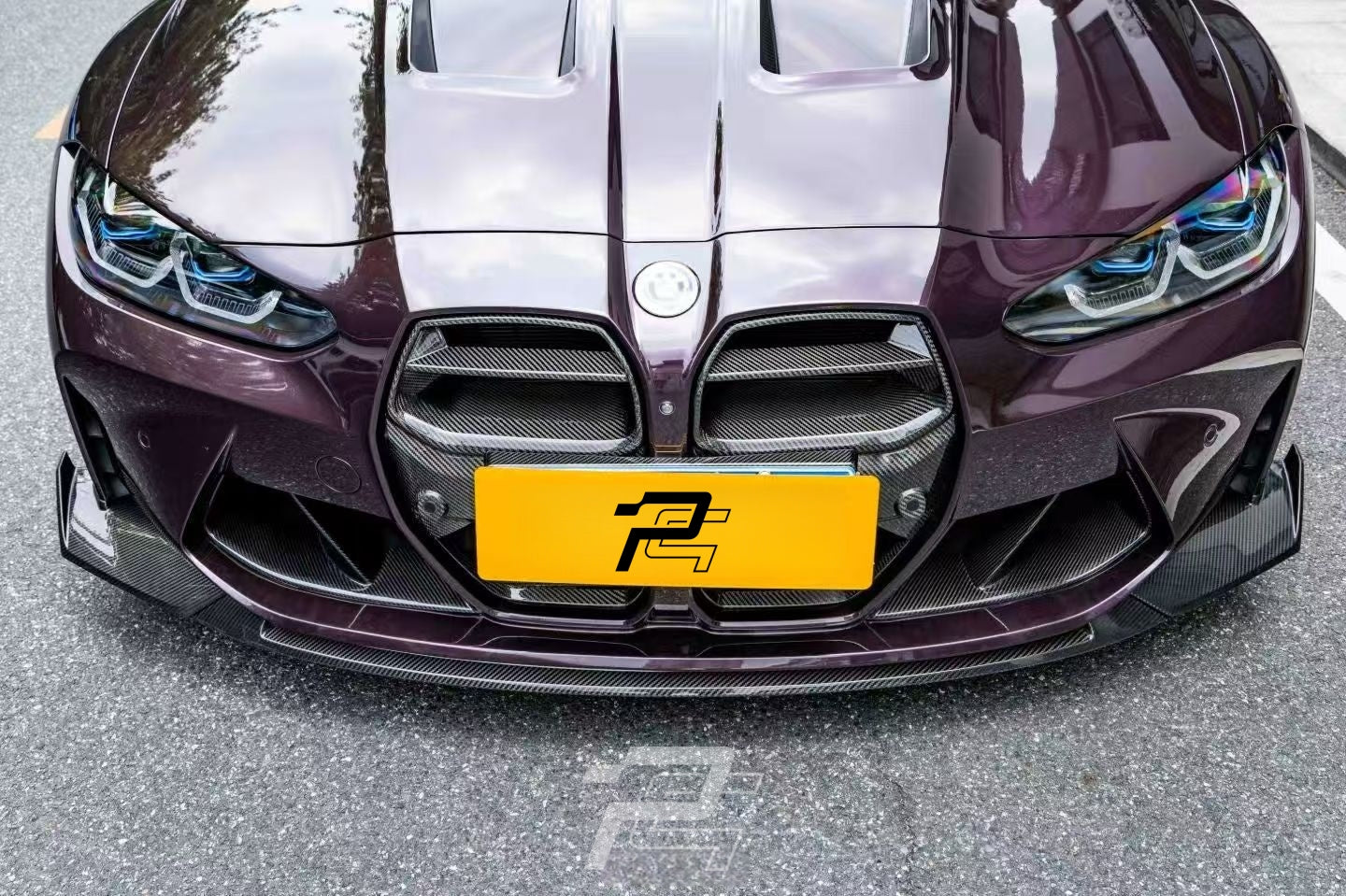 CS Style Dry Carbon Fiber Front Lip - BMW M3 G80/G81 & M4 G82/G83
