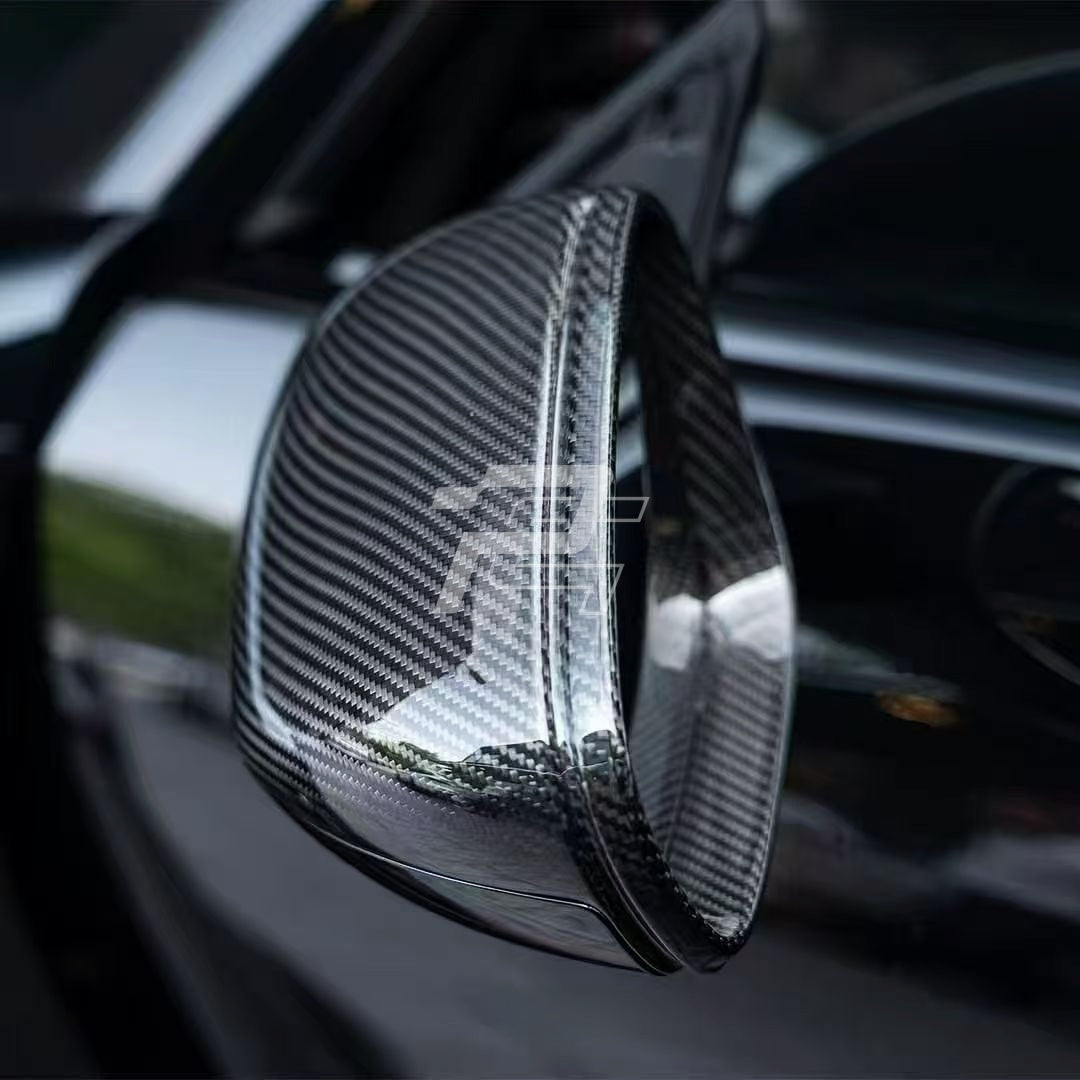Dry Carbon Fiber Mirror Caps – Porsche 911 992 & Taycan 9J1