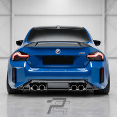 AD Style Carbon Fiber Rear Diffuser V2 - BMW M2 G87