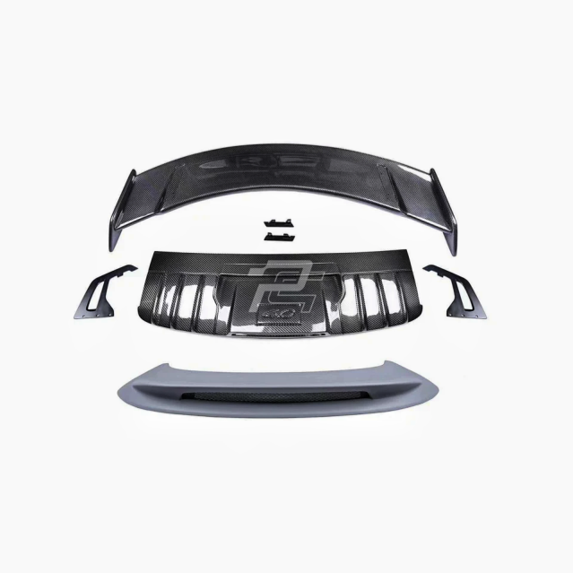 GT3 Style Dry Carbon Fiber Rear Spoiler Wing Kit - Porsche 911 992.1 Carrera/4/S/T/4S/Targa/GTS