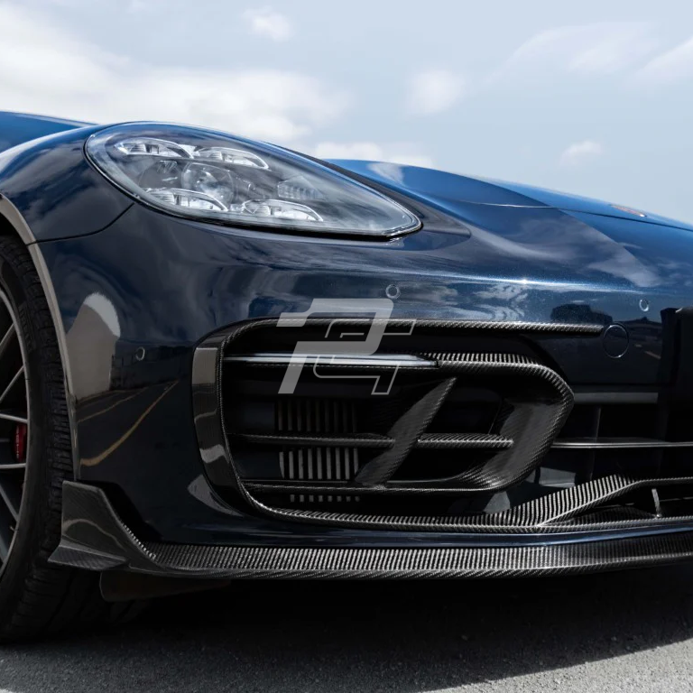 Dry Carbon Fiber Air Inlet Ducts Vent Trim – Porsche Panamera 971.2 Non-Sport Design