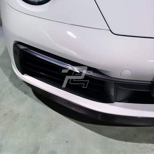 OEM Style Dry Carbon Fiber Front Lip- Porsche 992.1 911 Carrera / Targa