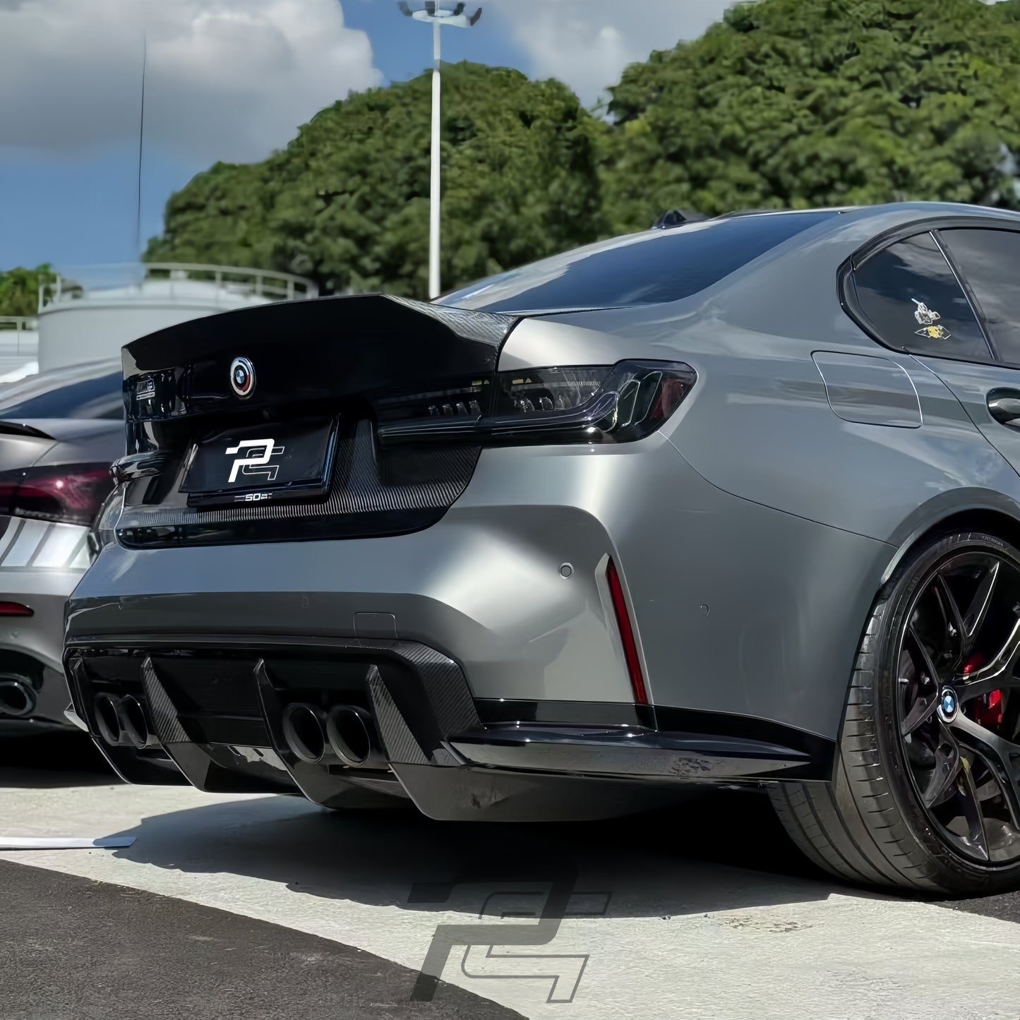 RSC Style Dry Carbon Fiber Rear Diffuser 7 Piece Kit - BMW M3 G80/G81 & M4 G82/G83