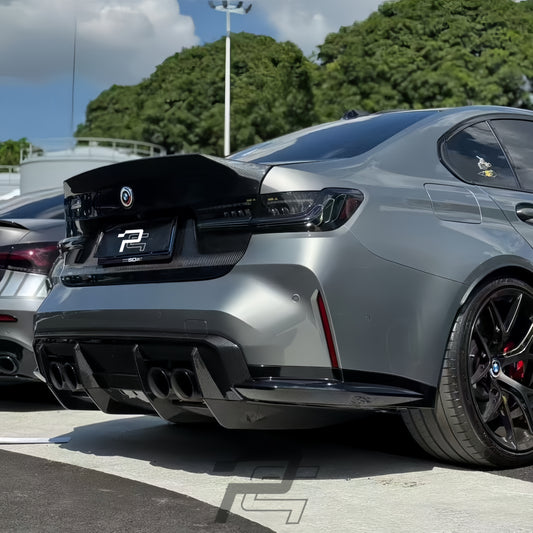 RSC Style Dry Carbon Fiber Rear Diffuser 7 Piece Kit - BMW M3 G80/G81 & M4 G82/G83