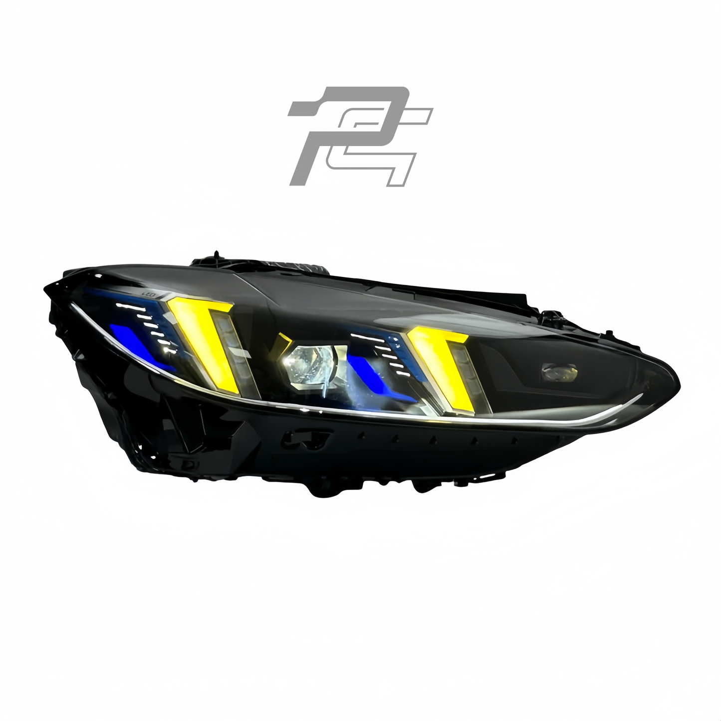 Snake Eye Yellow/White Switchable DRL LCI Facelift LED Headlights - BMW M3 G80/G81 & M4 G82/G83 & 4 Series G22/G23/G26