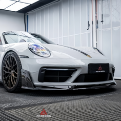 AE Style Dry Carbon Fiber Front Lip – Porsche 911 992.1 Carrera / S / 4 / 4S / T / GTS