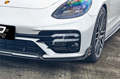 KDA Style Dry Carbon Fiber Front Lip - Porsche Panamera 971 Sport Design