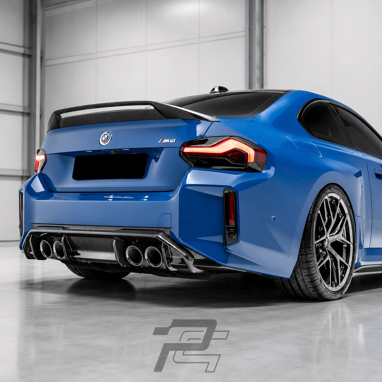 AD Style Carbon Fiber Rear Diffuser V2 - BMW M2 G87