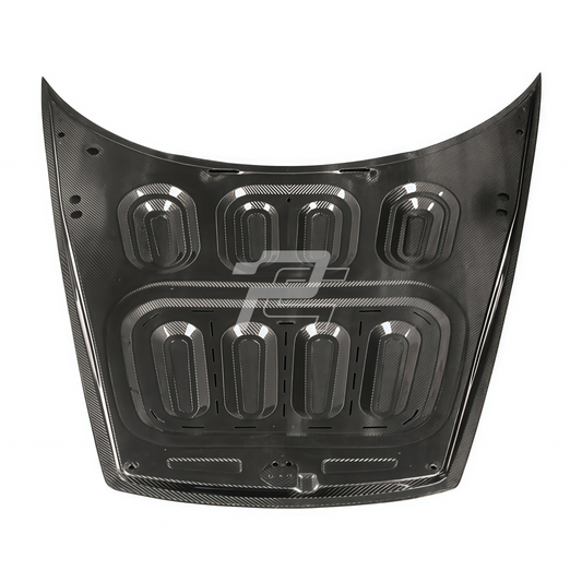 OEM Style Dry Carbon Fiber Front Hood - Porsche 992 911 Carrera / Targa