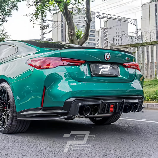 MHC Style Dry Carbon Fiber Rear Diffuser - BMW M3 G80/G81 & M4 G82/G83