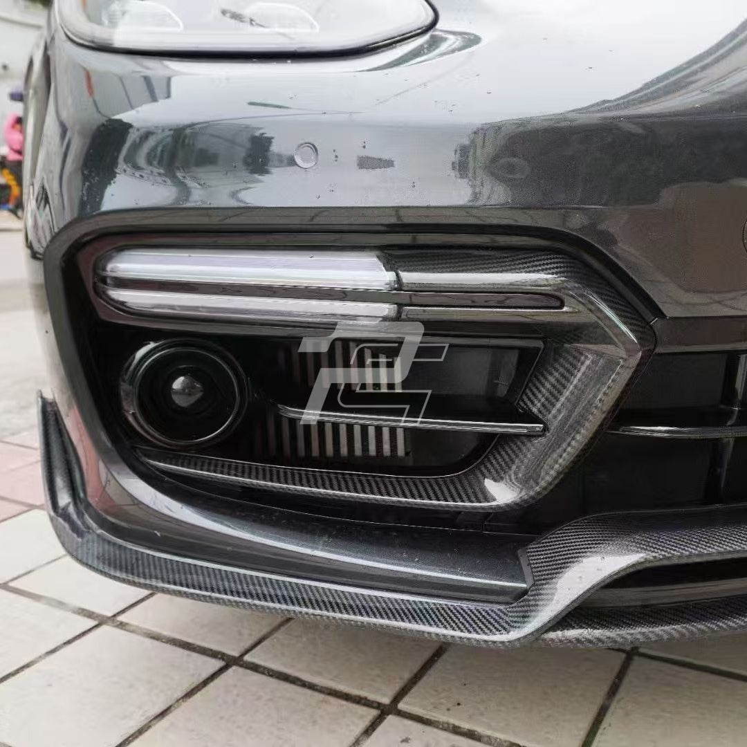 Dry Carbon Fiber Air Inlet Ducts Vent Trim – Porsche Panamera 971.2 Sport Design